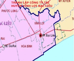 Dịch vụ thành lập công ty tại huyện Vĩnh Lợi